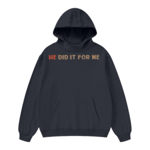 (HE Did It For Me) High Neck Insulated FOG Solid Color Fleece Hoodie - 385 GSM