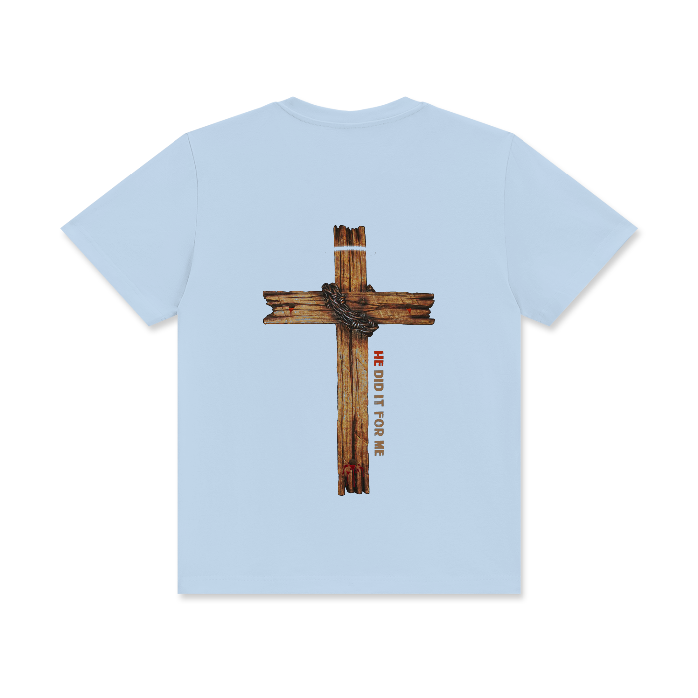 He Did It For Me Unisex Classic Crew Neck Cotton T-Shirt - Image 20