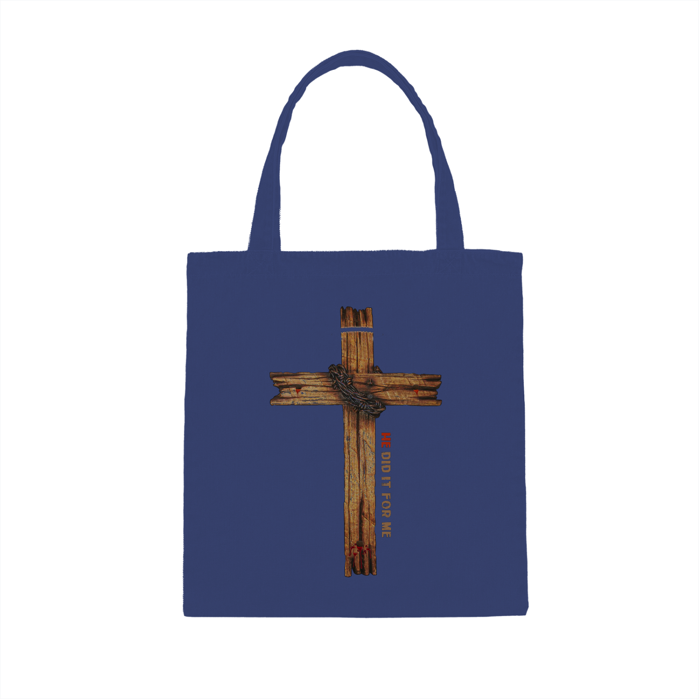 He Did It For Me Streetwear Denim Tote Bag