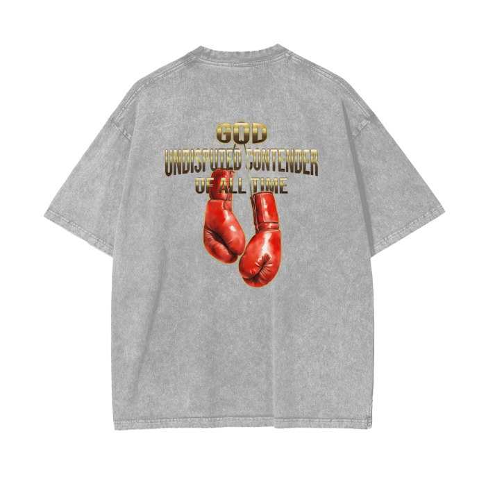 (Undisputed)Acid Wash Oversize T-Shirt - 250 GSM - Image 6