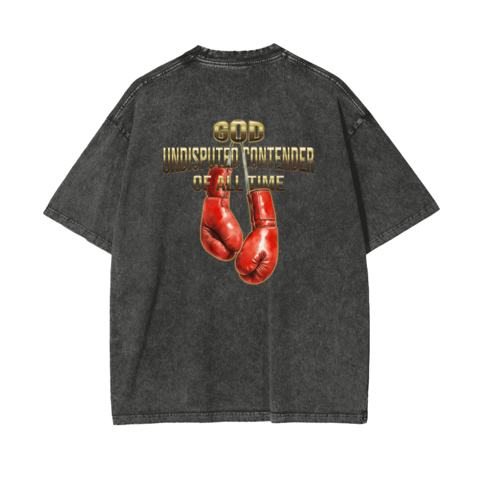 (Undisputed)Acid Wash Oversize T-Shirt - 250 GSM - Image 24