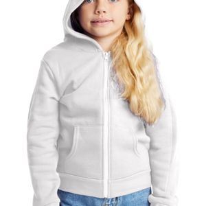 Youth Direct-to-Garment Custom Youth Fashion Fleece Zip Hoodie