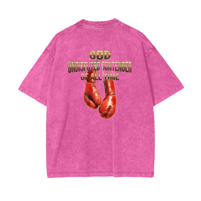 (Undisputed)Acid Wash Oversize T-Shirt - 250 GSM - Image 10