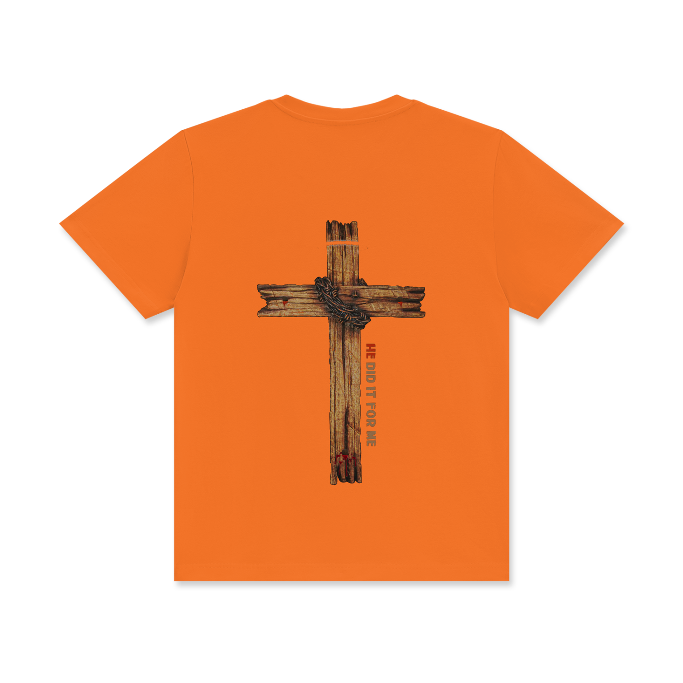 He Did It For Me Unisex Classic Crew Neck Cotton T-Shirt - Image 22