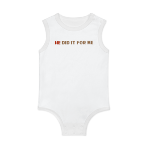 All-Over Print Baby Tank Bodysuit | 100% Cotton