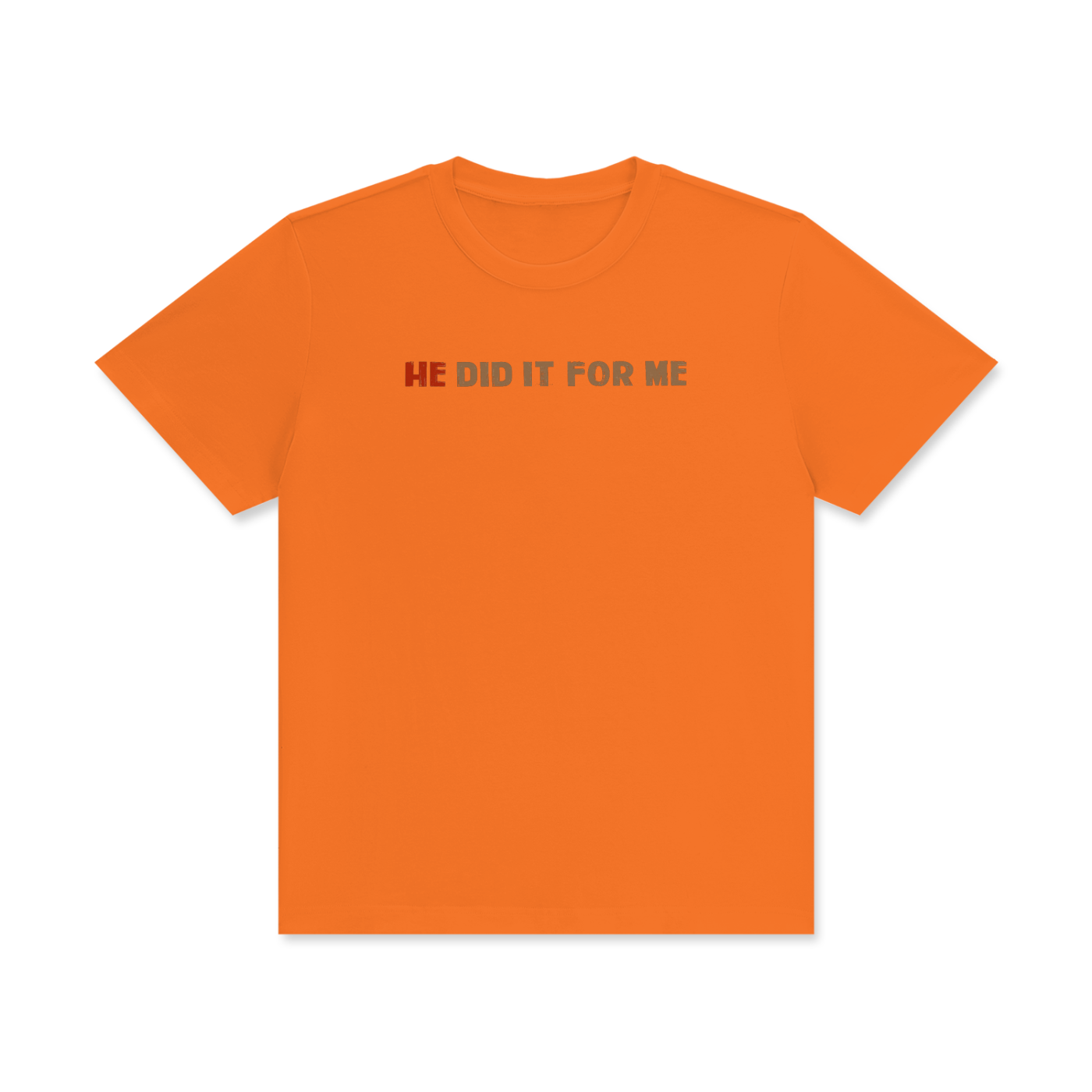 He Did It For Me Unisex Classic Crew Neck Cotton T-Shirt - Image 21