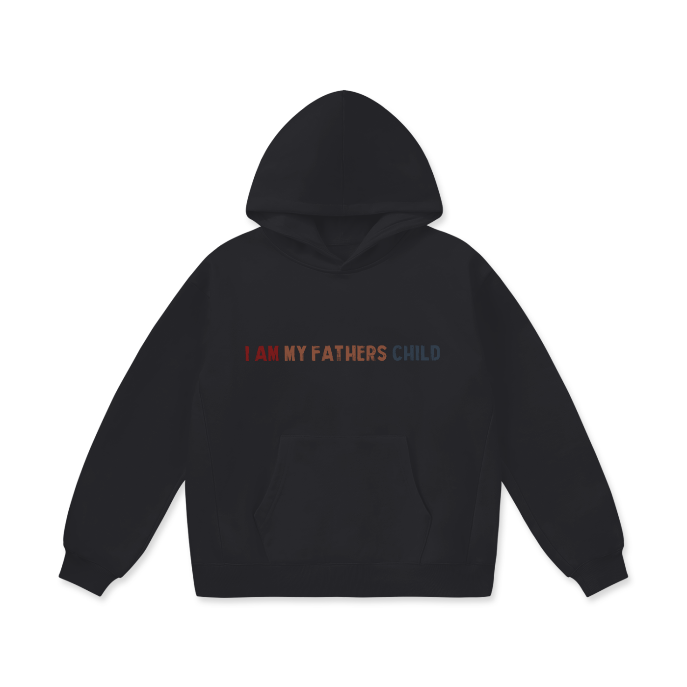 I Am My Fathers Child Oversize Heavyweight Fleece Hoodie - 460 GSM - Image 3