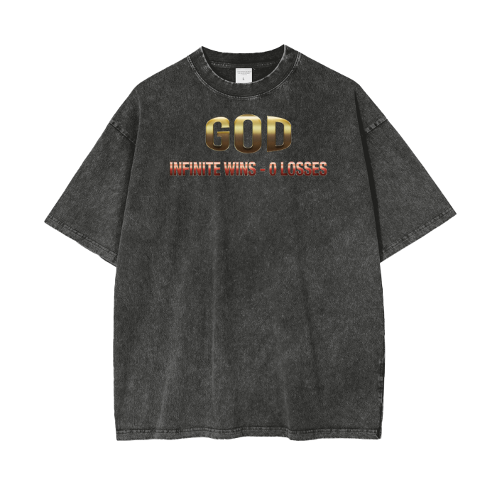 (Undisputed)Acid Wash Oversize T-Shirt - 250 GSM - Image 23