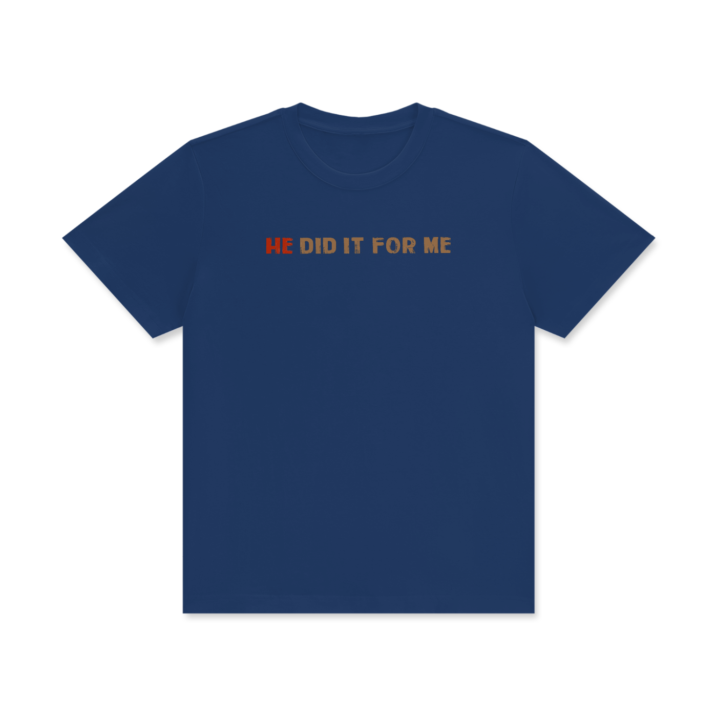 He Did It For Me Unisex Classic Crew Neck Cotton T-Shirt - Image 9
