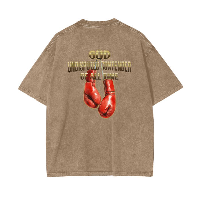 (Undisputed)Acid Wash Oversize T-Shirt - 250 GSM - Image 14