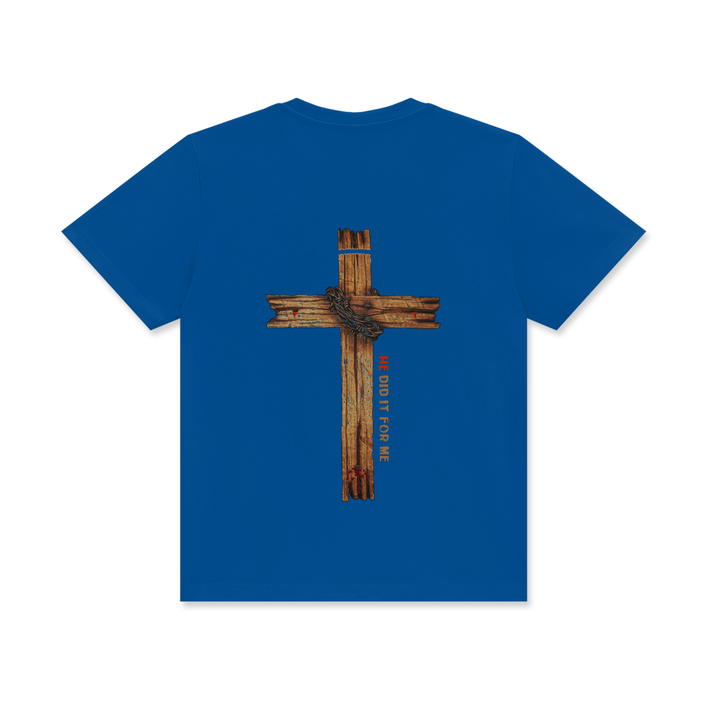 He Did It For Me Unisex Classic Crew Neck Cotton T-Shirt - Image 14