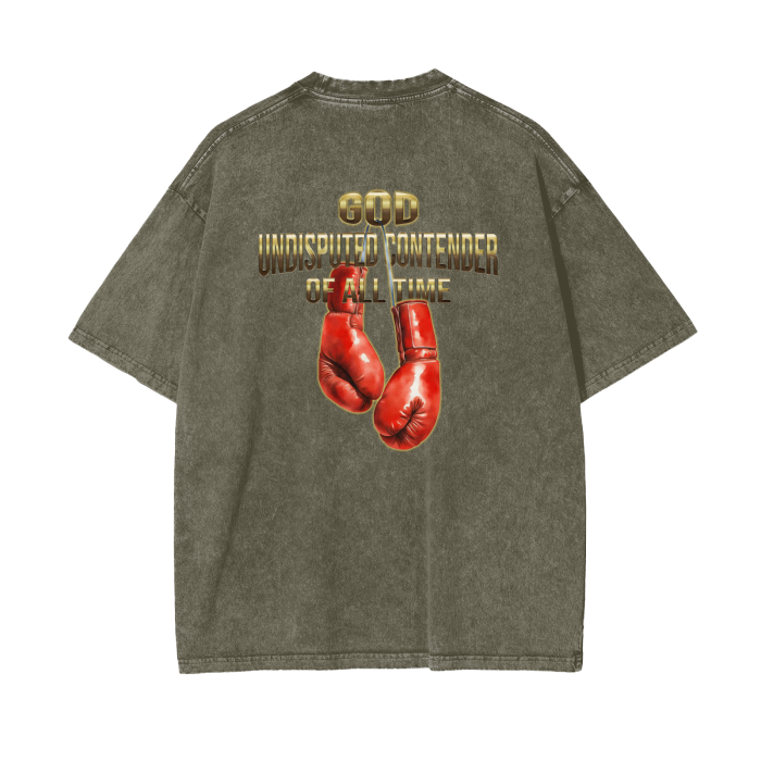 (Undisputed)Acid Wash Oversize T-Shirt - 250 GSM - Image 20