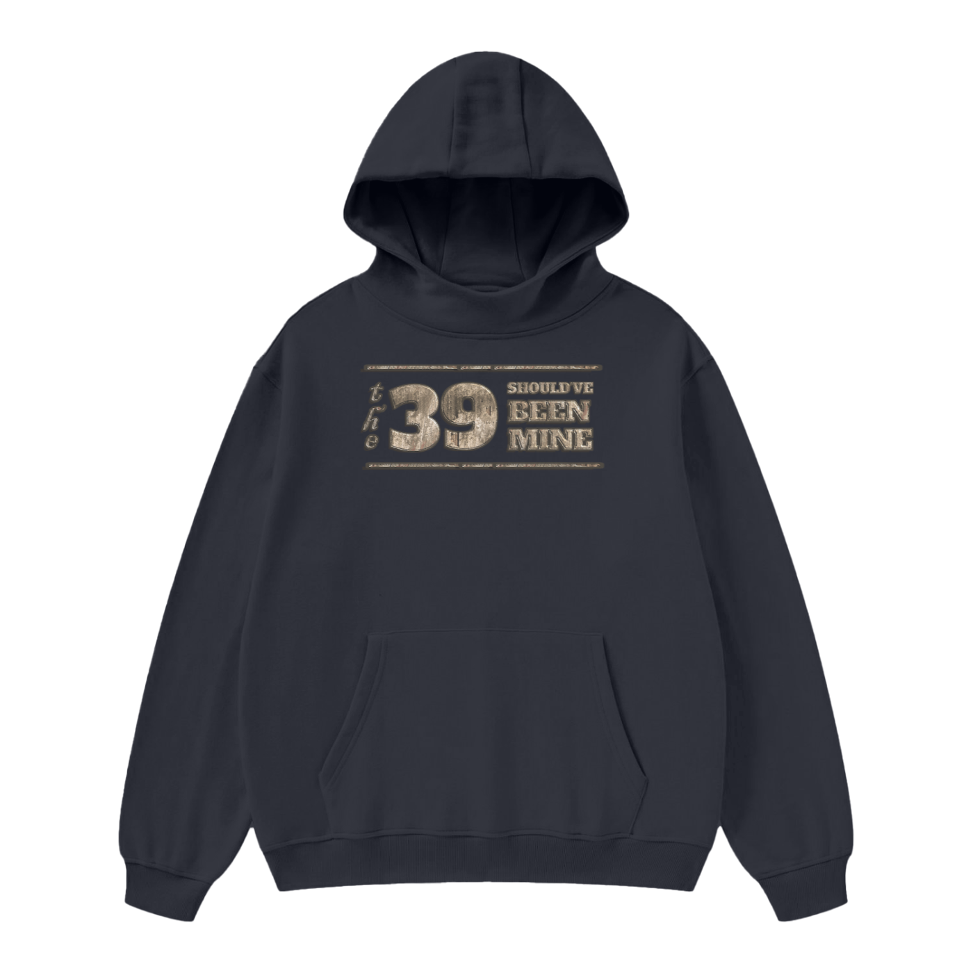 (The 39 Shouldve been mine) High Neck Insulated FOG Solid Color Fleece Hoodie - 385 GSM