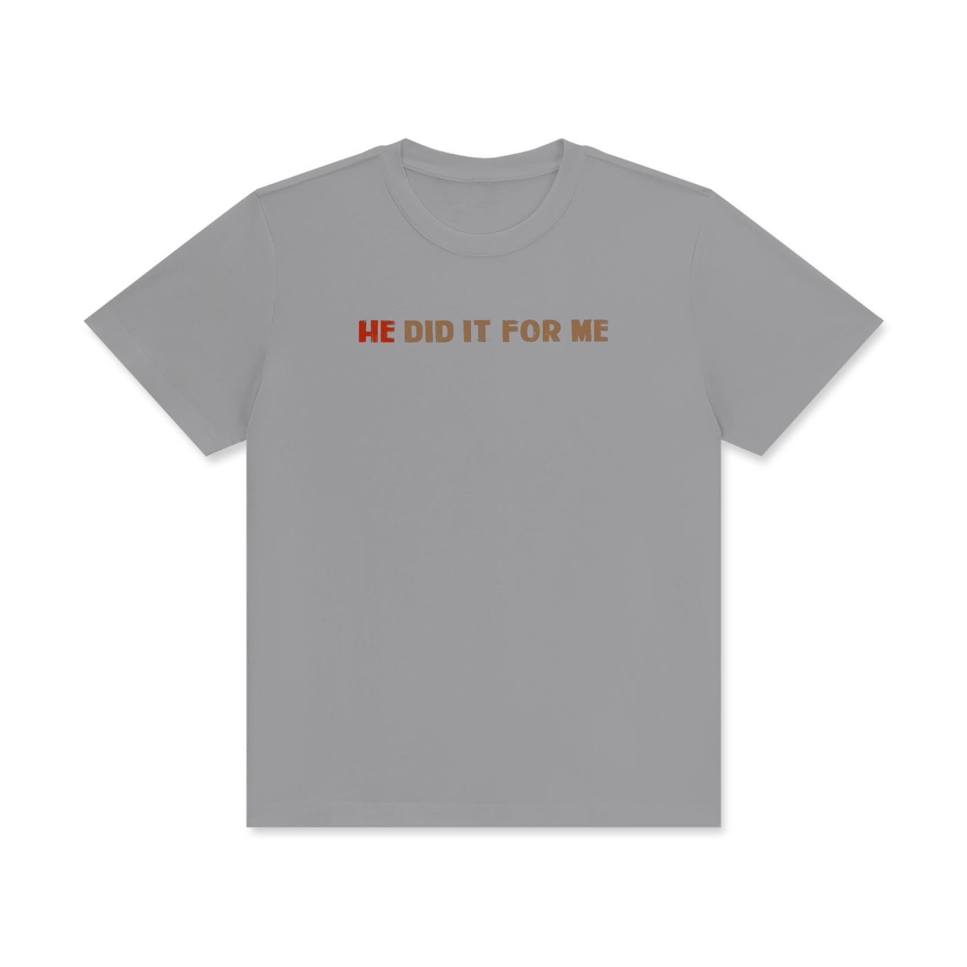 He Did It For Me Unisex Classic Crew Neck Cotton T-Shirt - Image 5