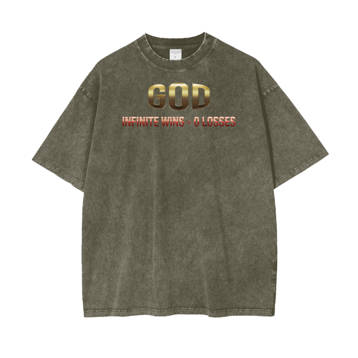 (Undisputed)Acid Wash Oversize T-Shirt - 250 GSM - Image 19