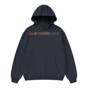(I AM MY FATHERS CHILD) High Neck Insulated FOG Solid Color Fleece Hoodie - 385 GSM