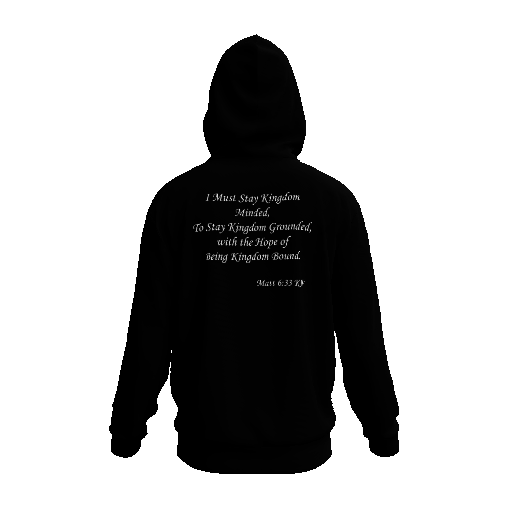(I Must Stay Kingdom Minded, To Stay Kingdom Grounded, with the Hope of Being Kingdom Bound. Matt 6:33 KJV) All-Over Print Unisex Basic Hoodie - Image 12