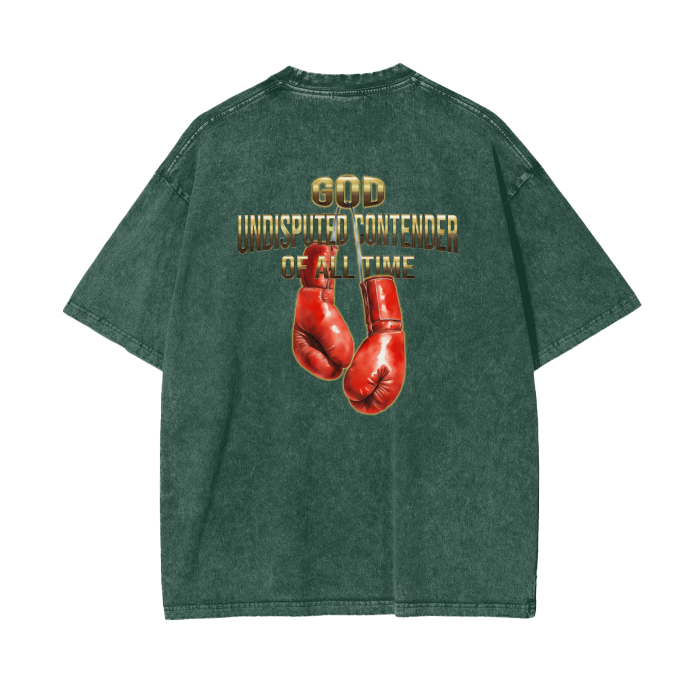 (Undisputed)Acid Wash Oversize T-Shirt - 250 GSM - Image 22