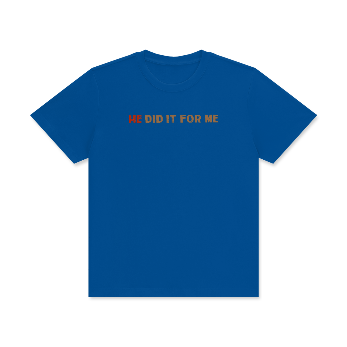 He Did It For Me Unisex Classic Crew Neck Cotton T-Shirt - Image 13