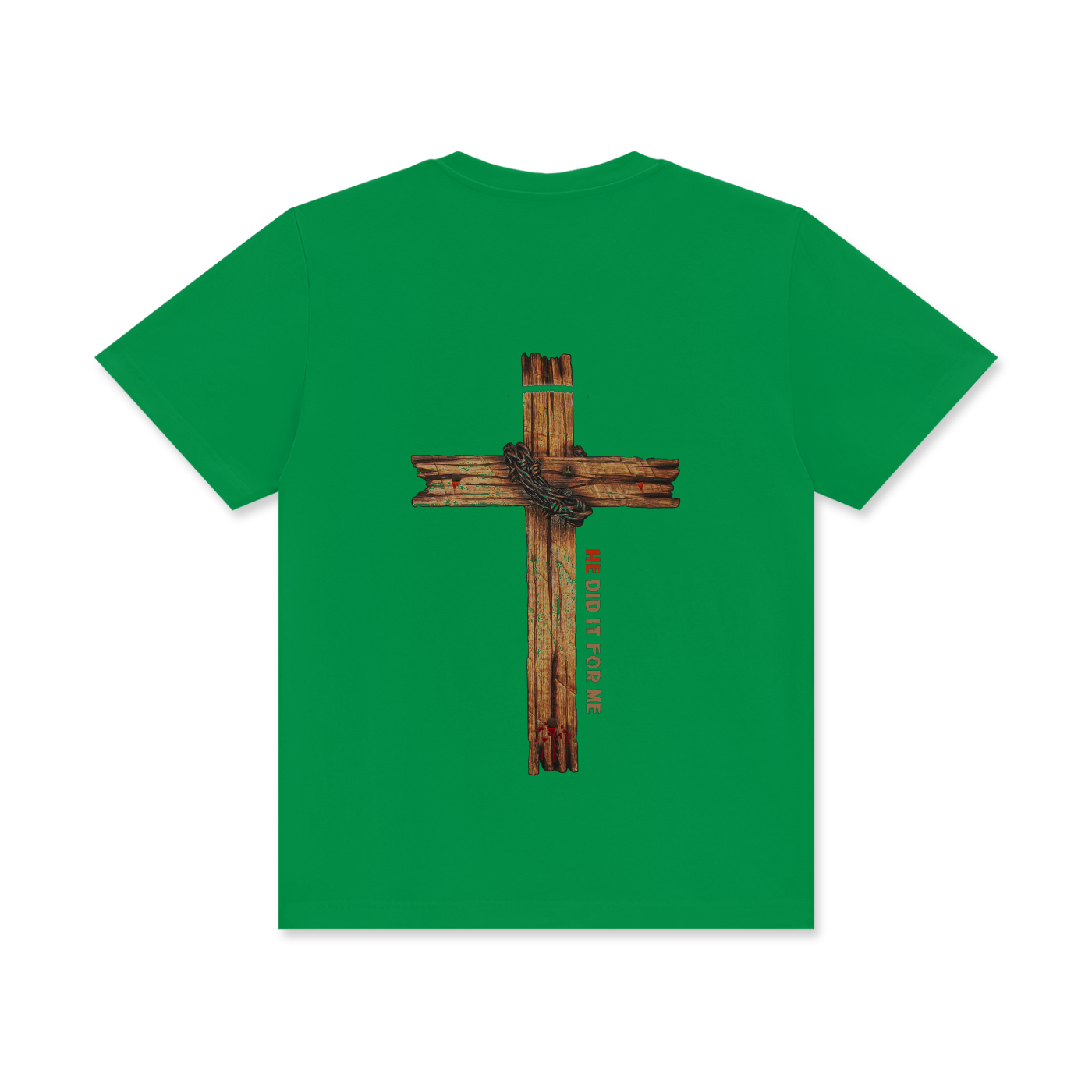 He Did It For Me Unisex Classic Crew Neck Cotton T-Shirt - Image 16