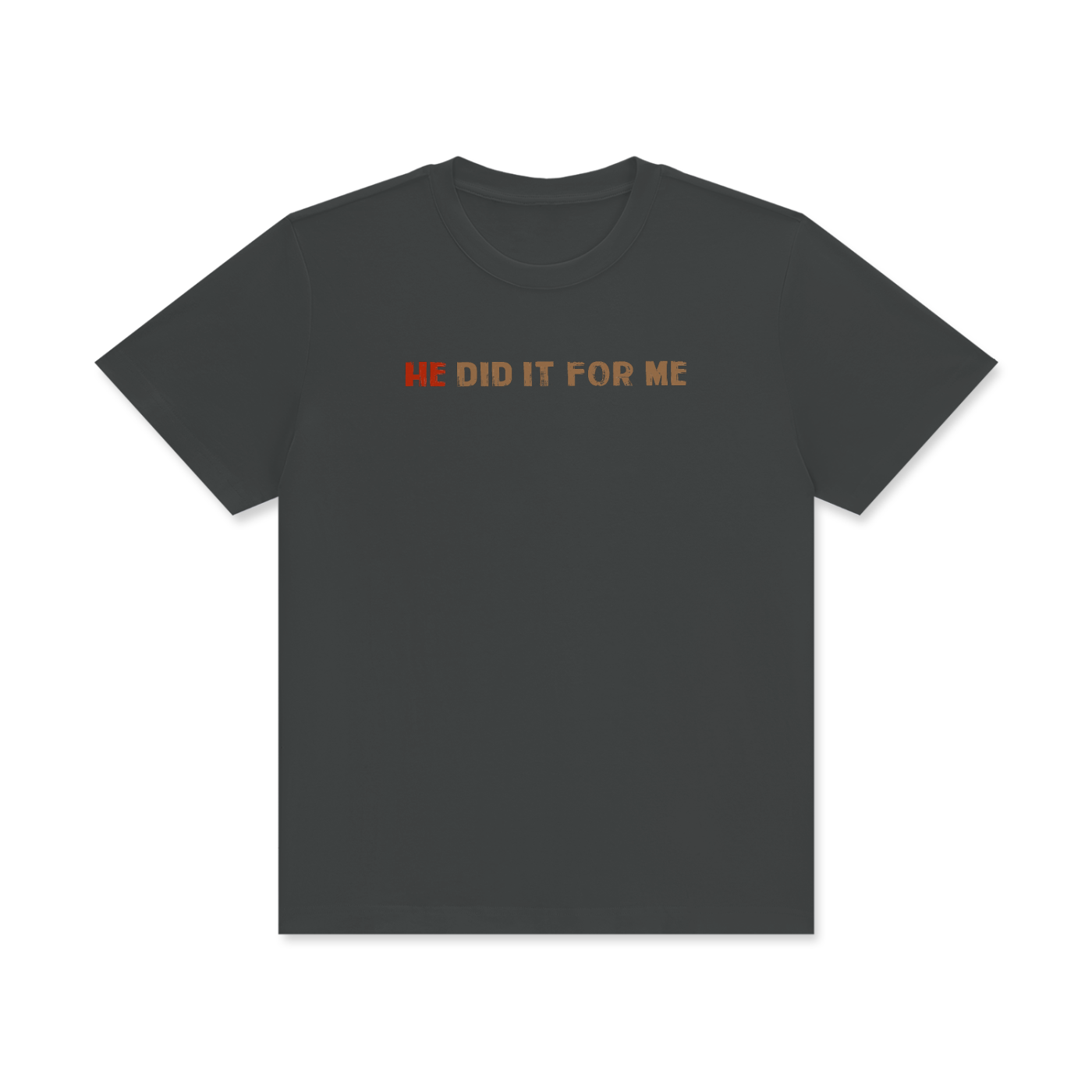He Did It For Me Unisex Classic Crew Neck Cotton T-Shirt - Image 7