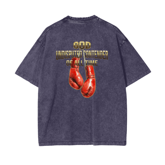 (Undisputed)Acid Wash Oversize T-Shirt - 250 GSM - Image 18
