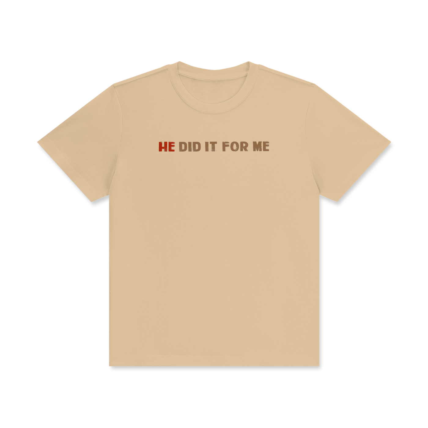 He Did It For Me Unisex Classic Crew Neck Cotton T-Shirt - Image 11