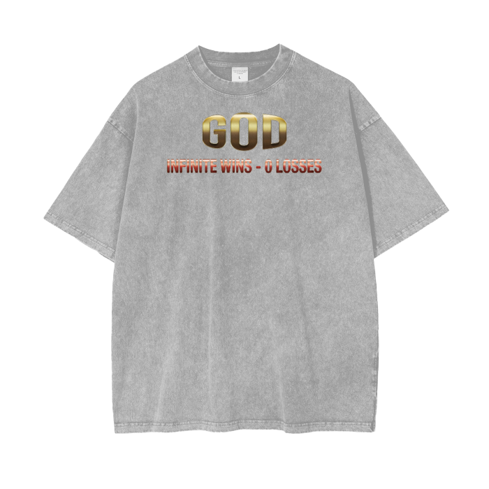 (Undisputed)Acid Wash Oversize T-Shirt - 250 GSM - Image 5