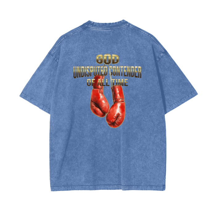 (Undisputed)Acid Wash Oversize T-Shirt - 250 GSM - Image 12