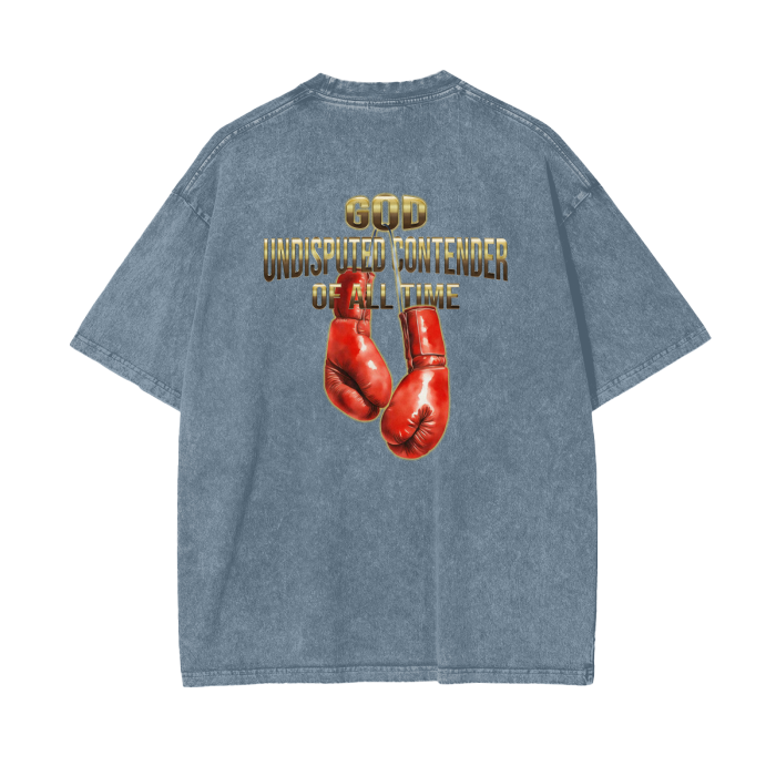 (Undisputed)Acid Wash Oversize T-Shirt - 250 GSM - Image 26