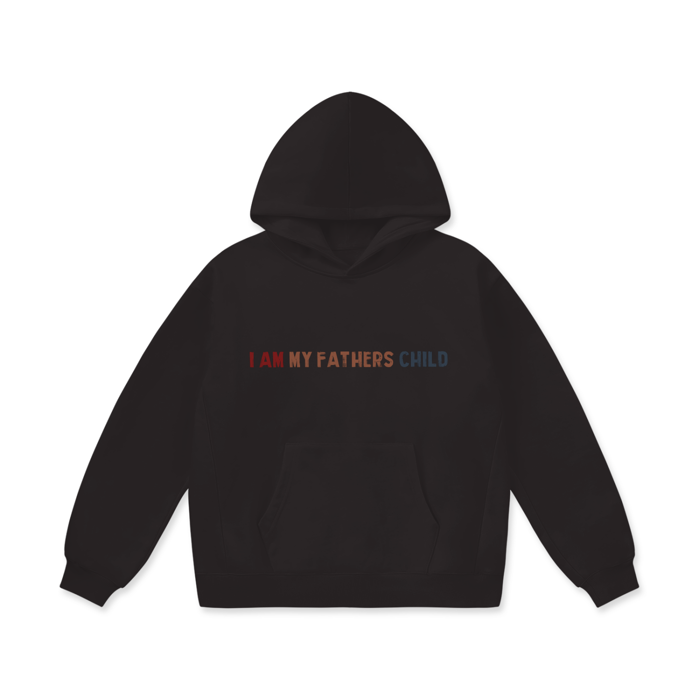 I Am My Fathers Child Oversize Heavyweight Fleece Hoodie - 460 GSM - Image 7