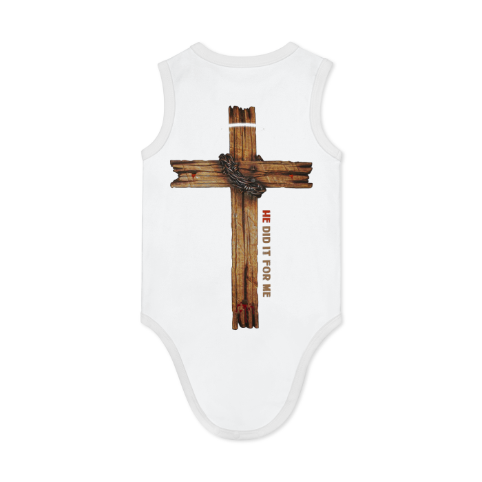 All-Over Print Baby Tank Bodysuit | 100% Cotton - Image 2