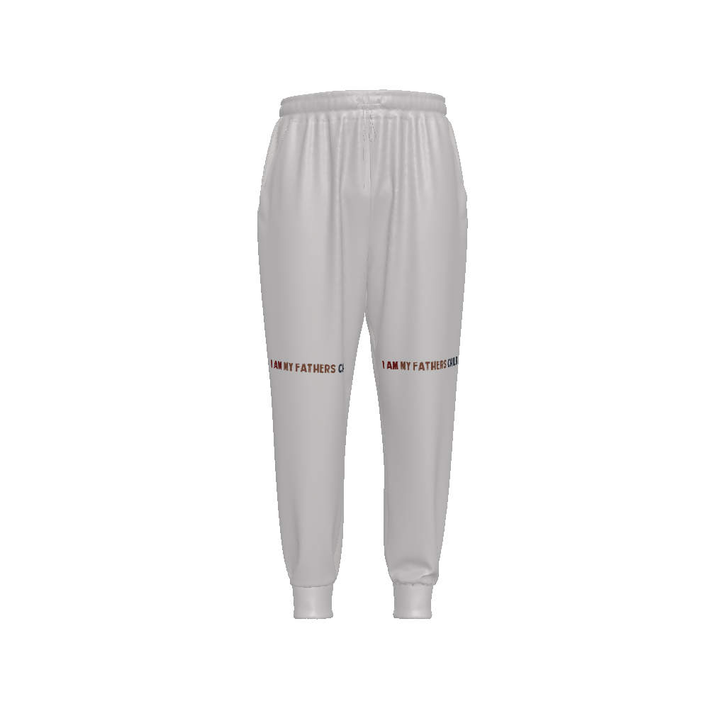 I Am My Fathers Child All-Over Print Unisex Drawstring Waist Joggers