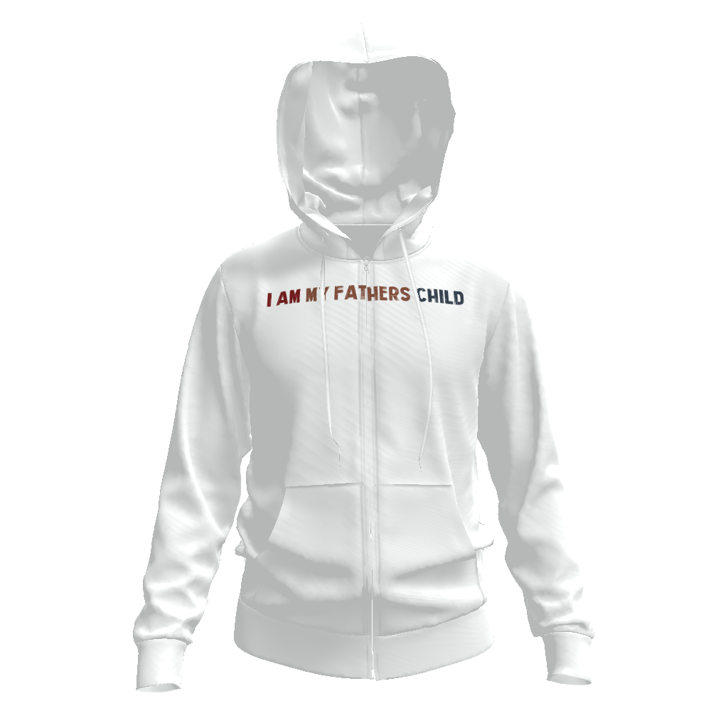 (I Am My Fathers Child) All-Over Print Men's Zip Hoodie