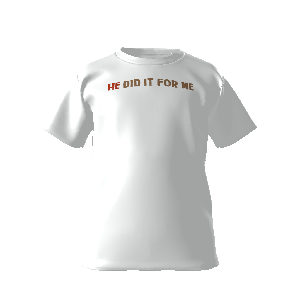 He Did It For Me All-Over Print Kids Softstyle T-Shirt