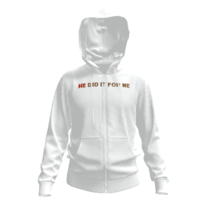 (He Did It For Me) All-Over Print Men's Zip Hoodie