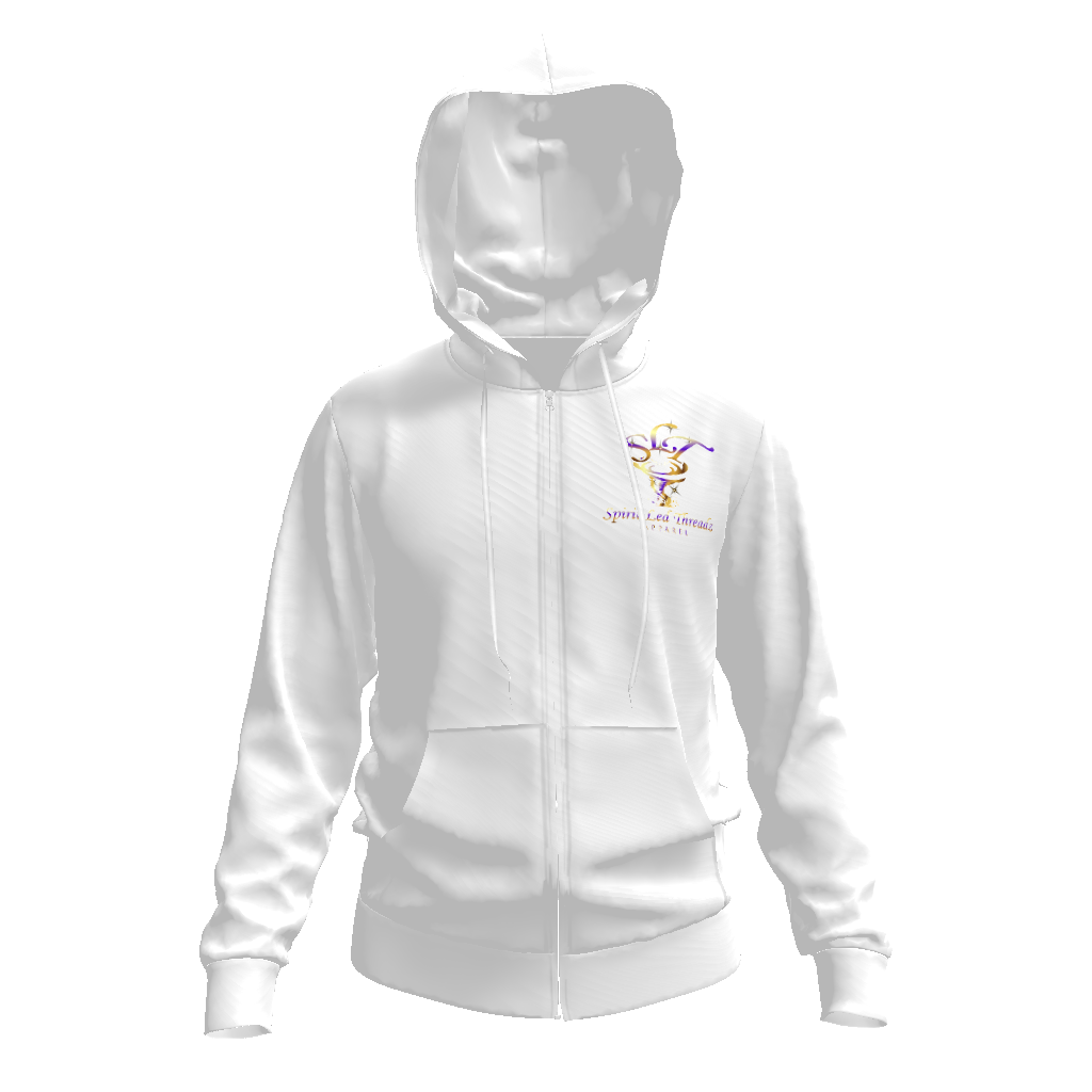 (I Must Stay Kingdom Minded, To Stay Kingdom Grounded, with the Hope of Being Kingdom Bound. Matt 6:33 KJV) All-Over Print Unisex Basic Hoodie All-Over Print Men's Zip Hoodie - Image 3