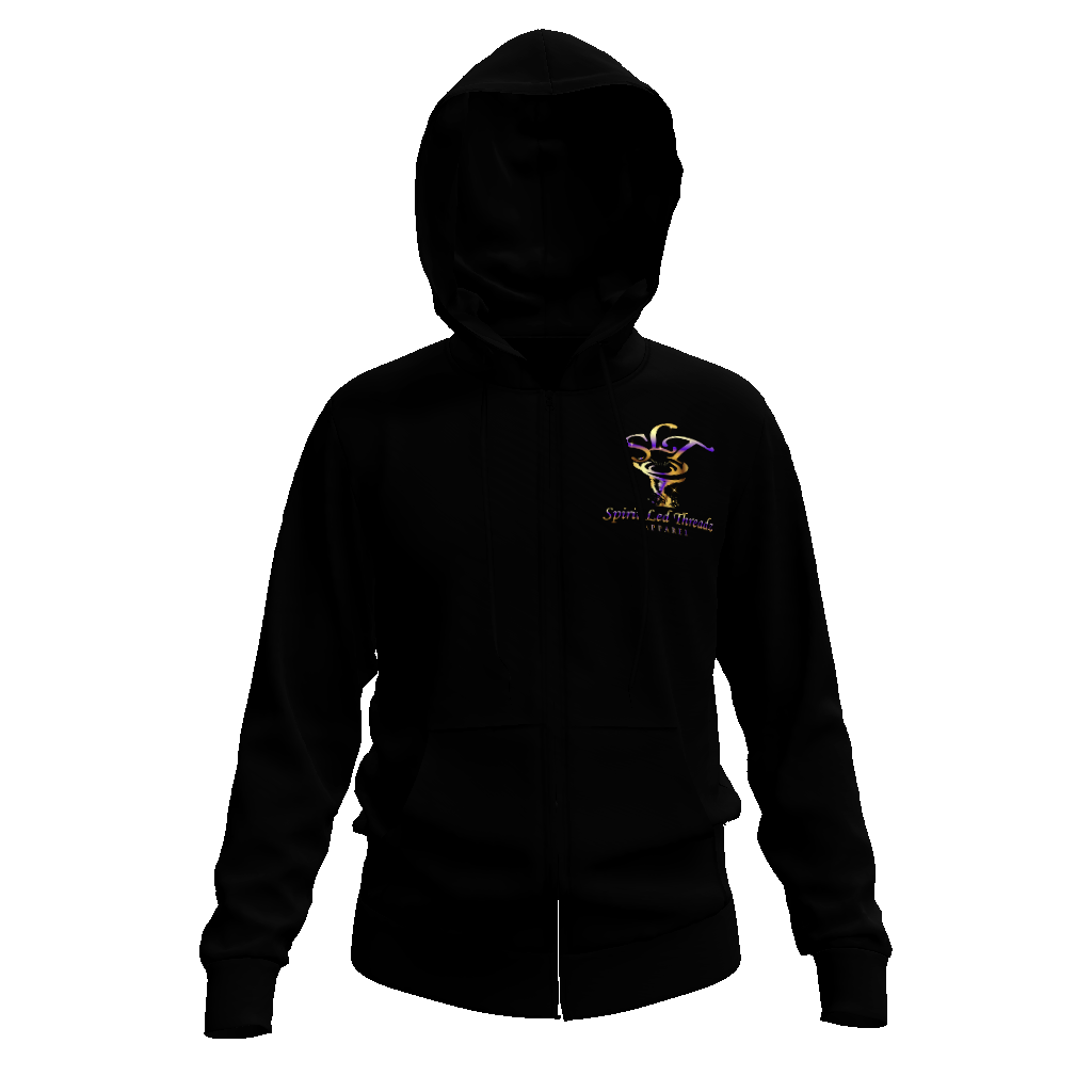 (I Must Stay Kingdom Minded, To Stay Kingdom Grounded, with the Hope of Being Kingdom Bound. Matt 6:33 KJV) All-Over Print Unisex Basic Hoodie All-Over Print Men's Zip Hoodie - Image 7