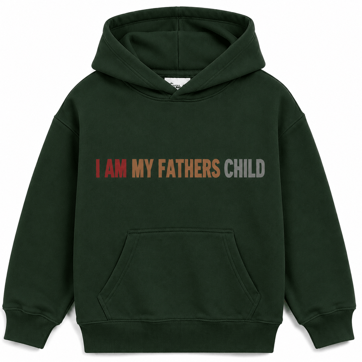 “I Am My Father's Child” Oversized Pullover Hoodie — Graphic Streetwear Hoodie 320 GSM - Image 7