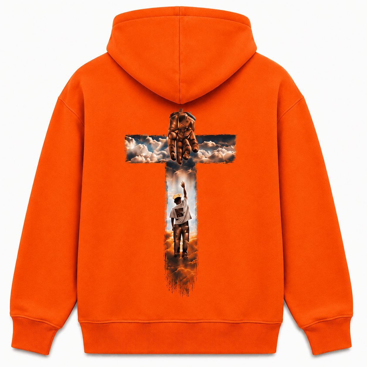 “I Am My Father's Child” Oversized Pullover Hoodie — Graphic Streetwear Hoodie 320 GSM - Image 4