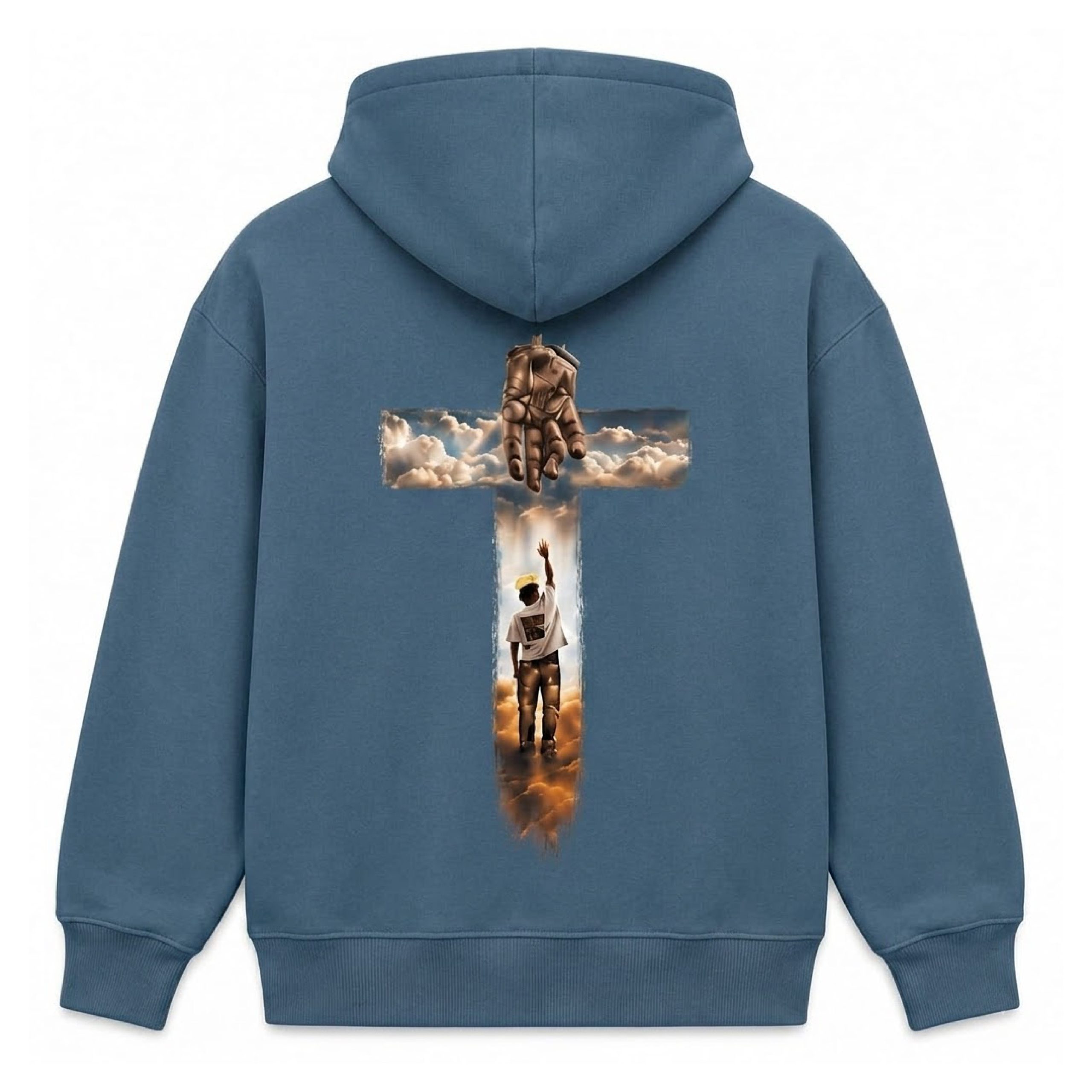 “I Am My Father's Child” Oversized Pullover Hoodie — Graphic Streetwear Hoodie 320 GSM - Image 10