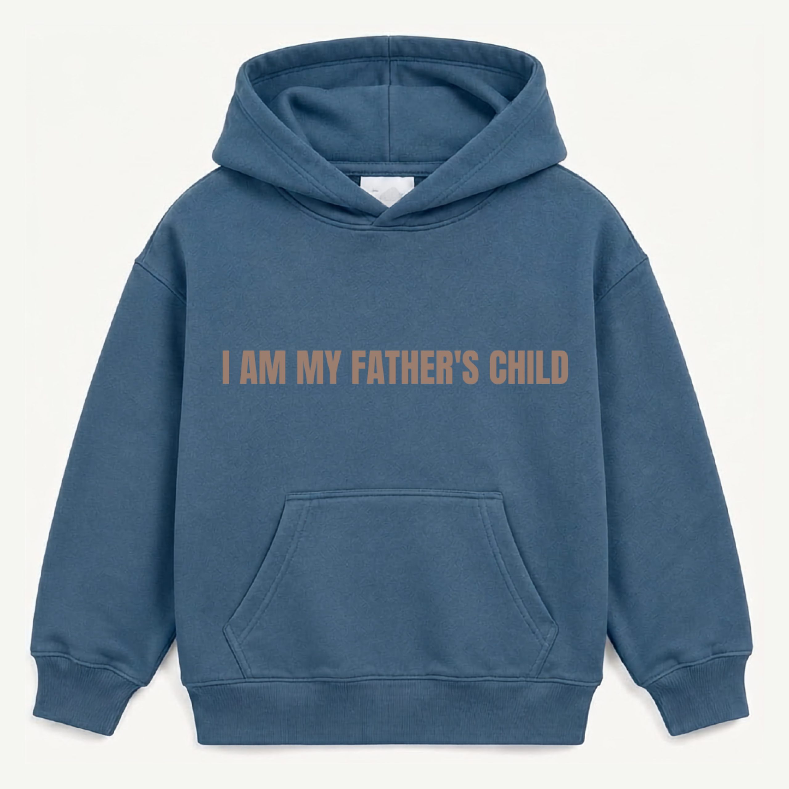 “I Am My Father's Child” Oversized Pullover Hoodie — Graphic Streetwear Hoodie 320 GSM - Image 9